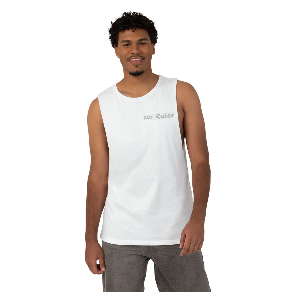 Chuck Denim Shadow Team Tank Top — Graphic Back Streetwear Muscle Tee