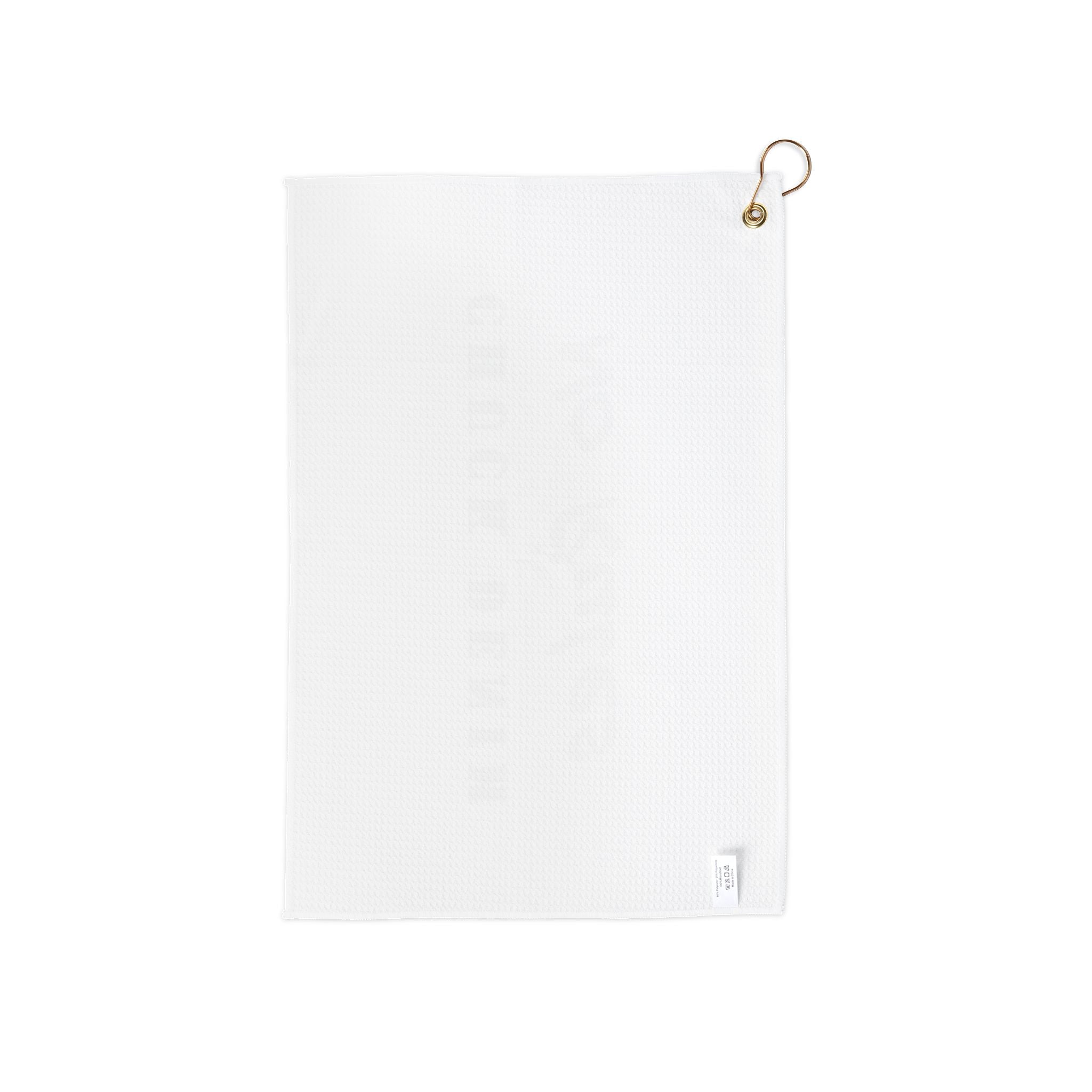 CHUCK DENIM Golf Towel - Chuck Denim "No Rules Embroidered Golf Club Towel with Grommet & Clip
